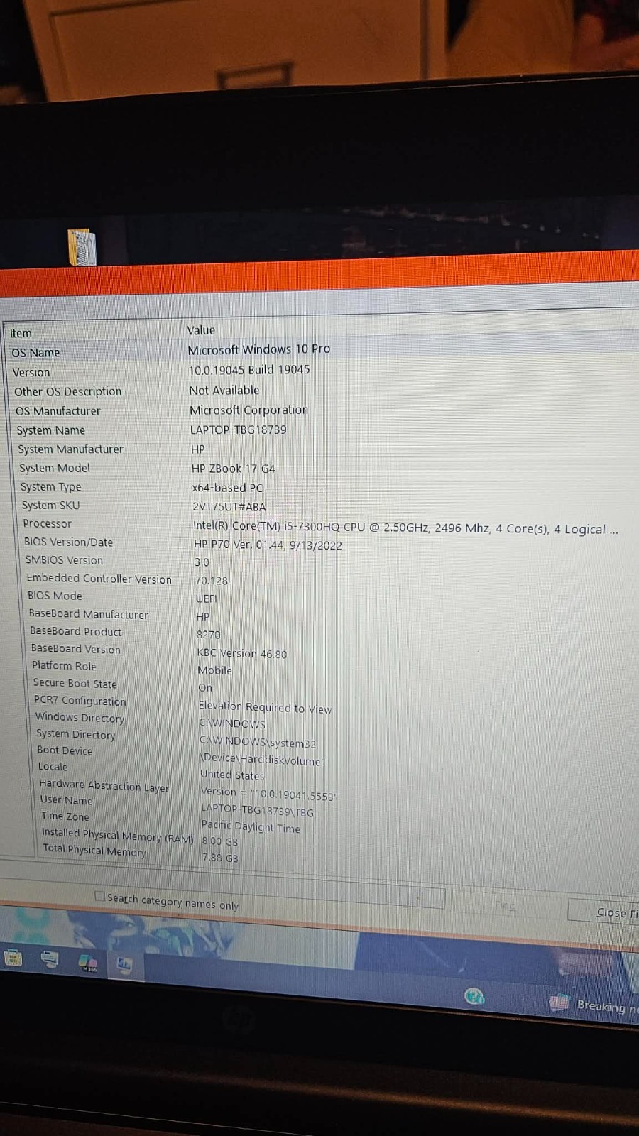 HP ZBook 17 G4 Laptop – Excellent Condition