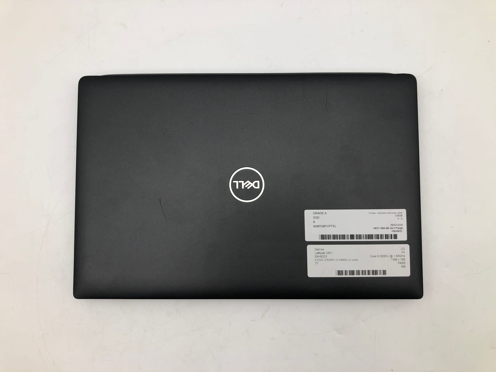 Dell | Latitude 3301 | i5-8265U | 8GB | 128GB NVMe | Win 11 Pro | 77% Battery