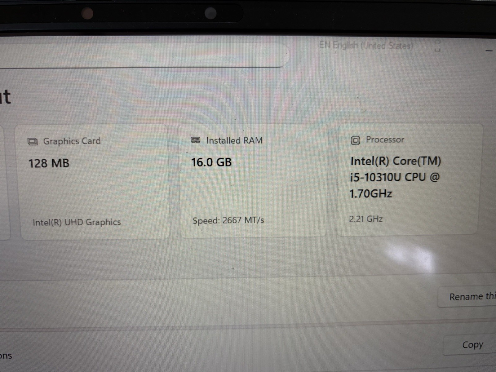 Dell Latitude 7410 i5-10310U@1.70GHz 16GB RAM 256GB SSD Win11 W/ Docking Ac