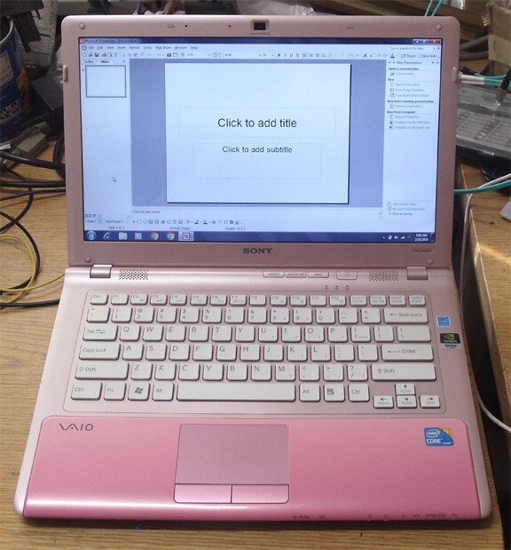 Sony pink VPCCW 21FX intel i3 2.1G 8gb ram 500 gb hard drive DVD/rw MS office