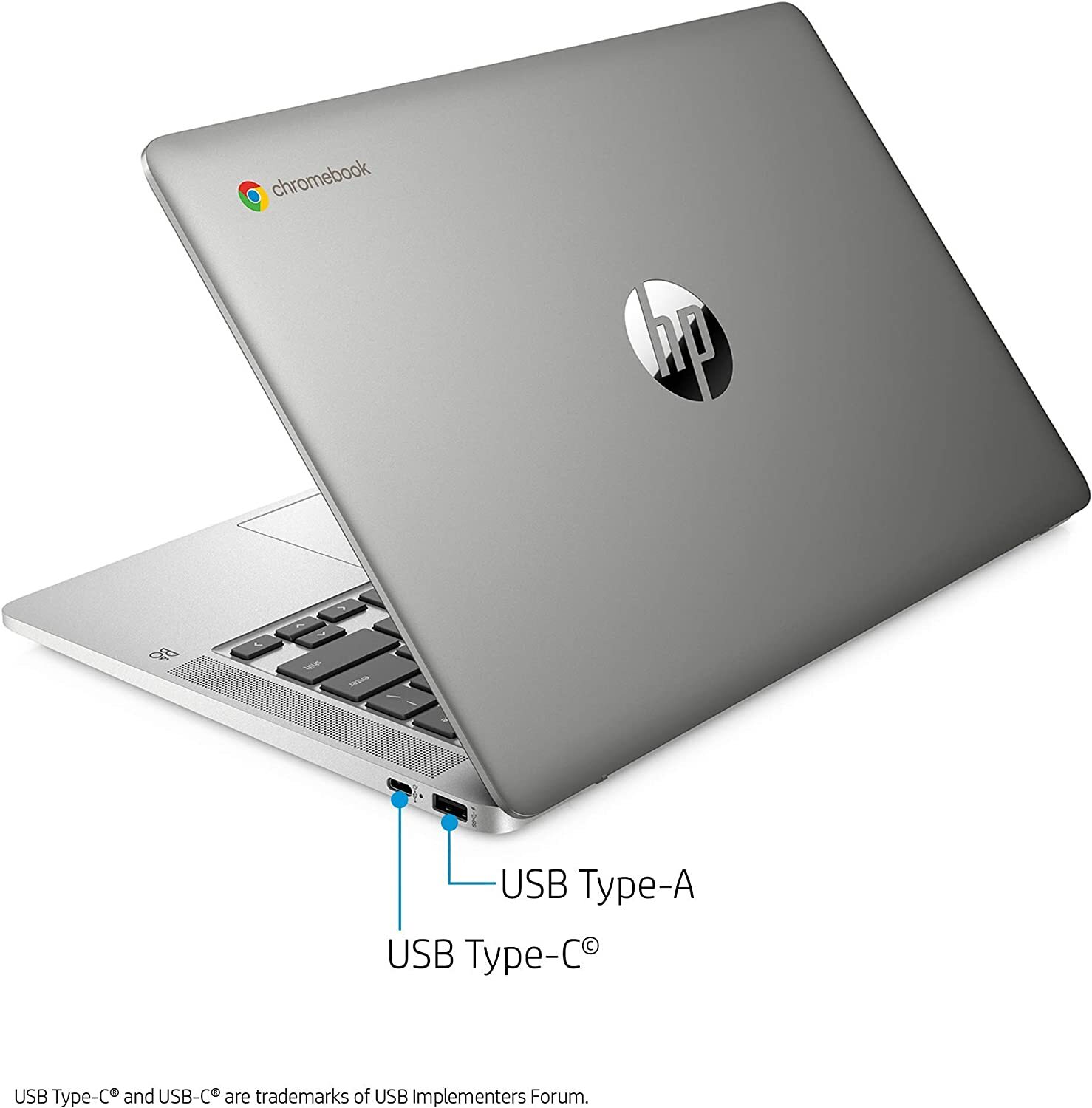 HP 14a-na0031wm 14 inch (64GB, Intel Pentium, 2.70GHz, 4GB) Chromebook – Chalkbo