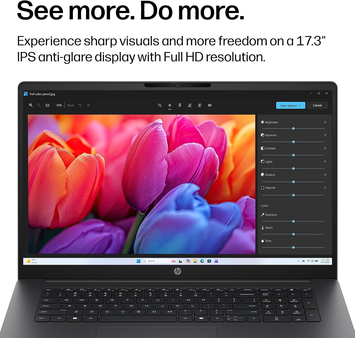 HP OmniBook 3 17.3 inch Laptop PC, FHD Display, AMD Ryzen 3 30, 8 GB 17-dp0199nr