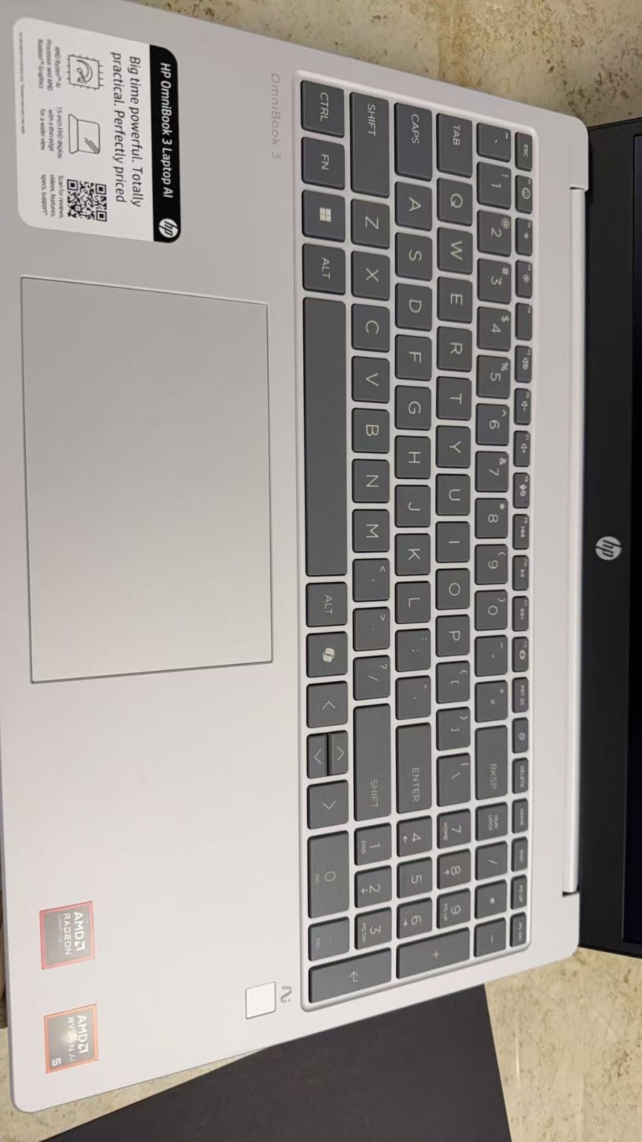 HP OmniBook 3 Copilot+ 15.6” FHD Touch Laptop Ryzen AI 5 330 16GB 512GB SSD New