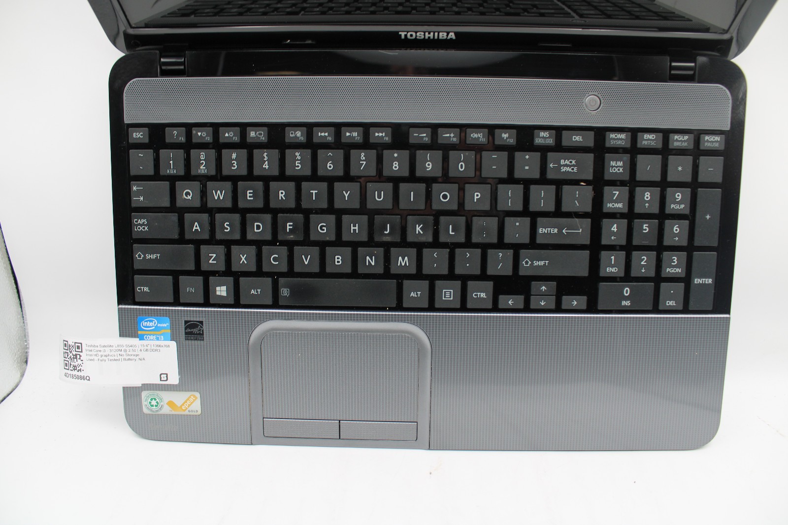Toshiba Satellite L855-S5405 i3-3120M @ 2.5 GHz 4GB RAM No SSD No OS