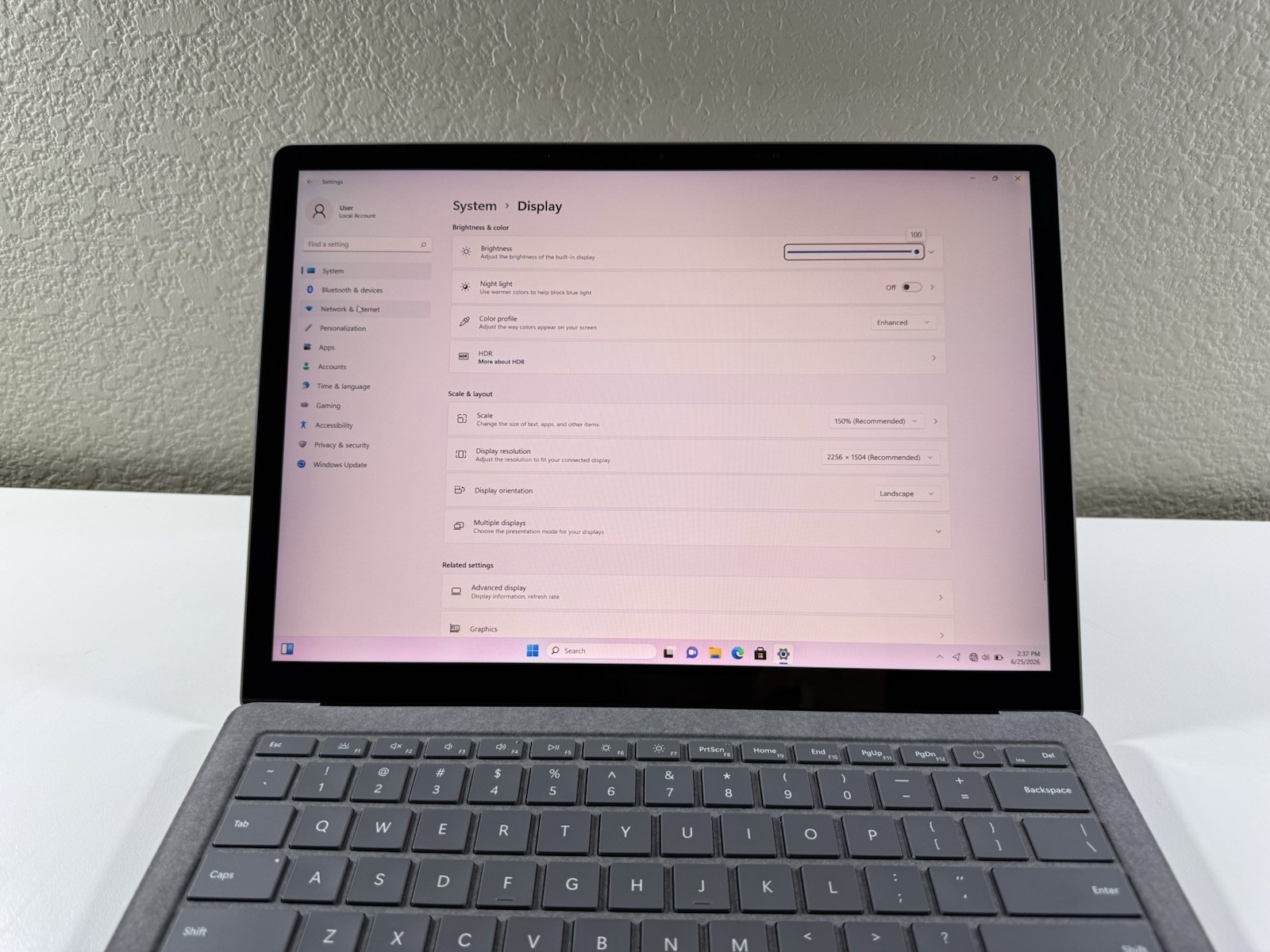 Microsoft Surface Laptop 5 13.5” 1950 Intel Core i7-1265U 16GB RAM 512GB NVME