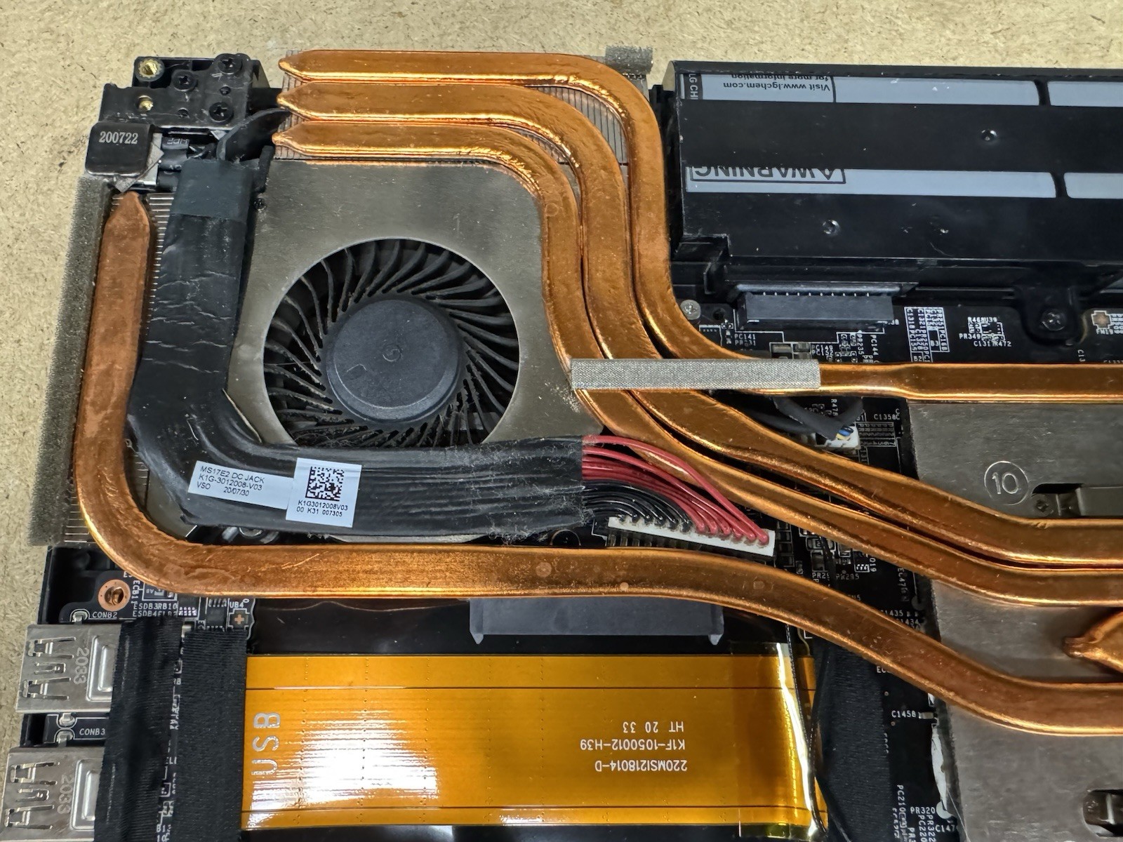 MSI GE75 Raider 10SE 17.3″ Gaming Laptop i7-10750H RTX 2060 BAD FOR PARTS REPAIR