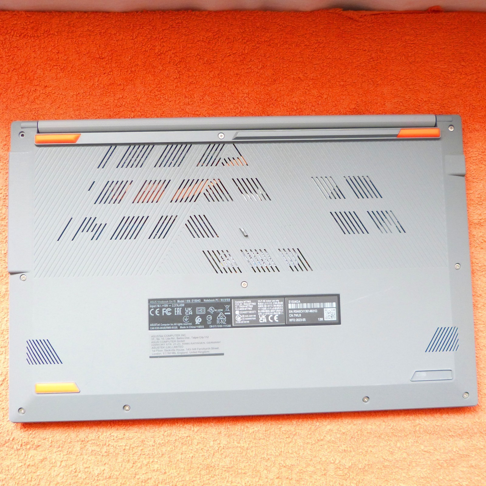 Asus E1504 Vivobook Go 15 inch FULLHD NANO ULTRABOOK l SSD Windows 11 l ErgoLift