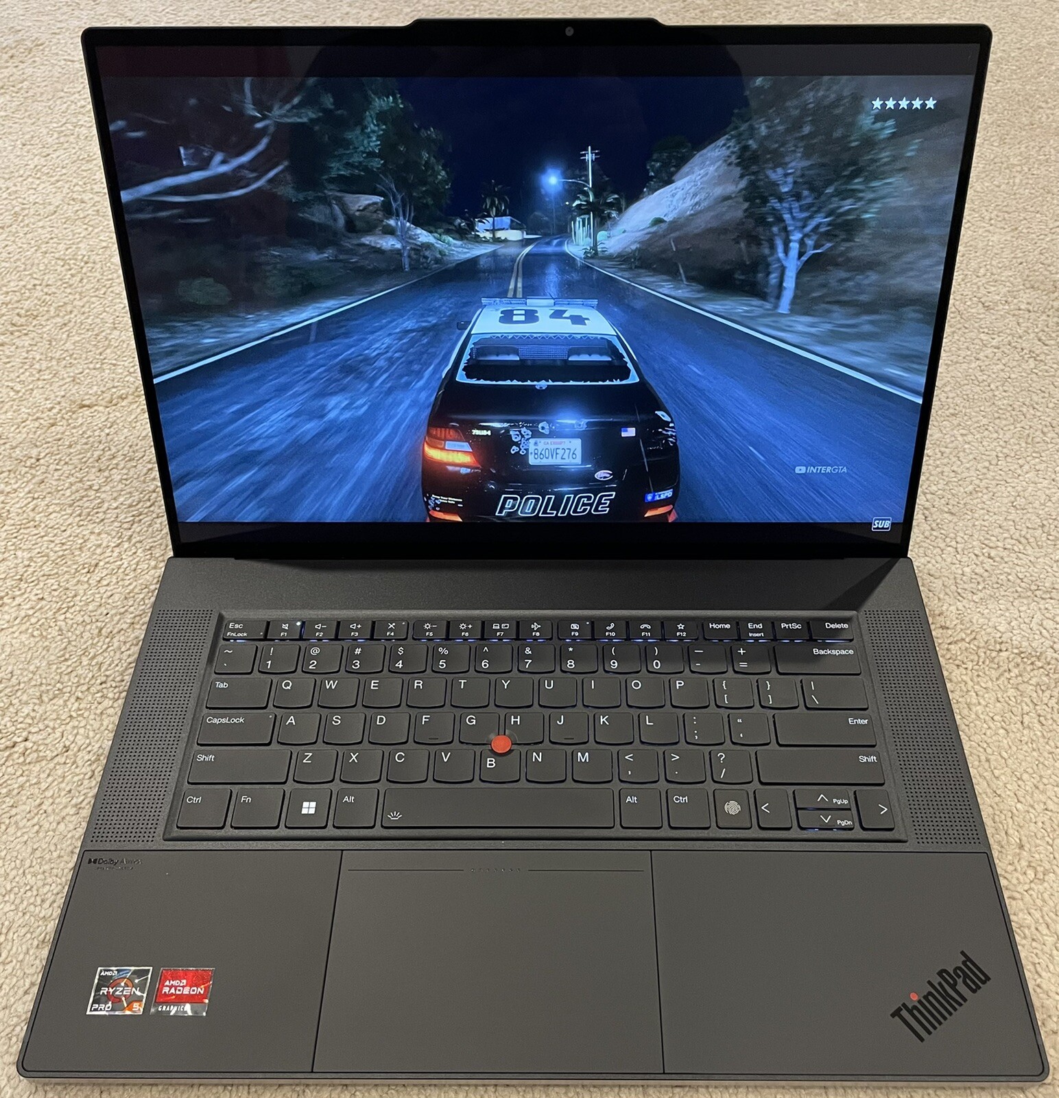 Lenovo ThinkPad Z16 Gen 1 16″ Ryzen 5 Pro 6650H RX6500M 4GB GPU 16GB RAM 512 SSD