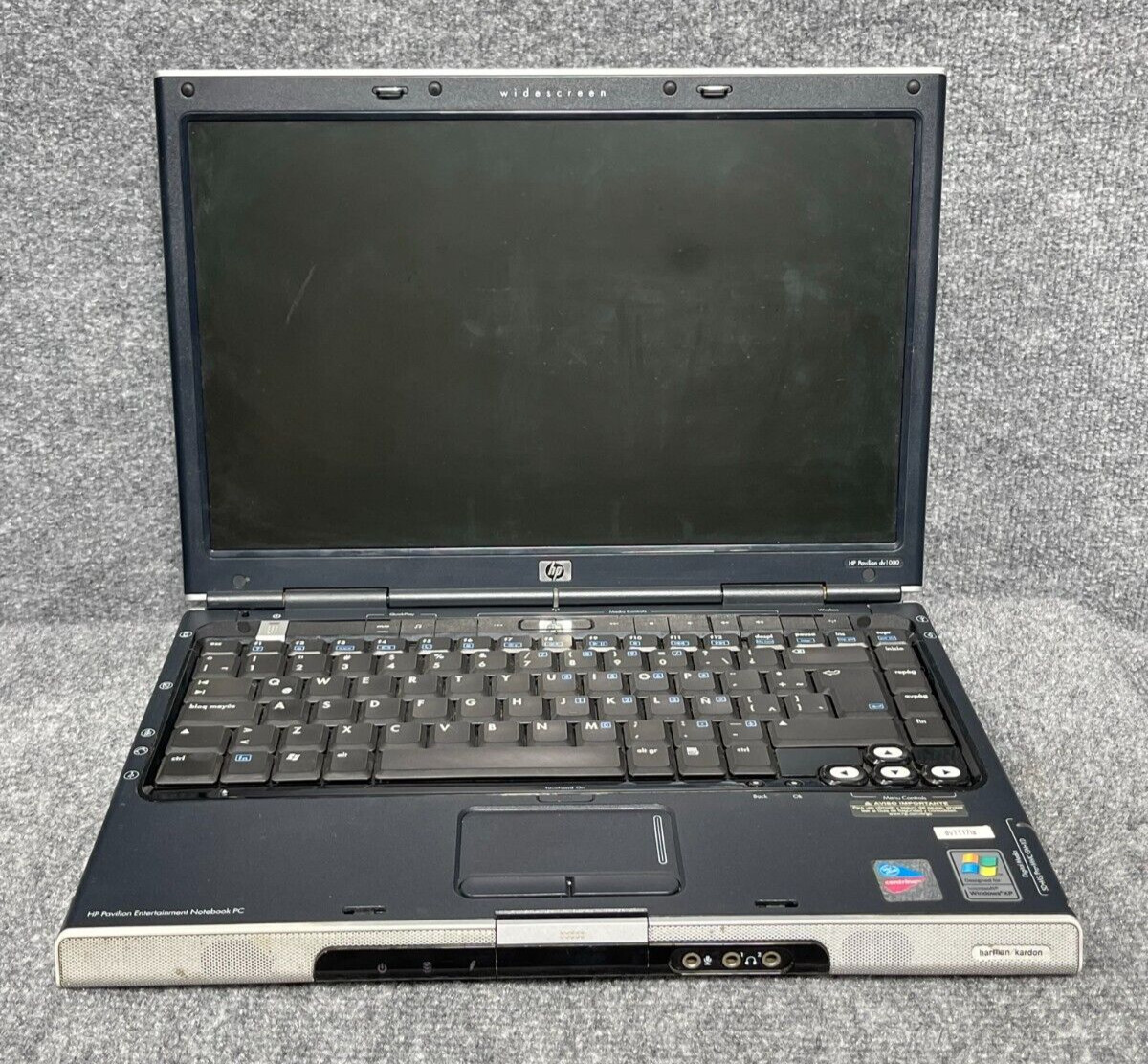 HP Pavilion DV1000 Laptop Intel Centrino For Parts Repair Notebook