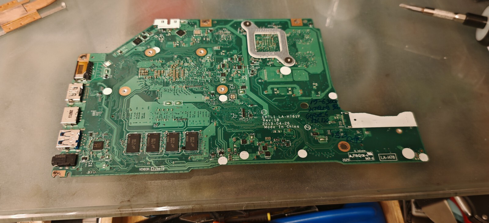 ACER A317-51 EX215-51 LA-H781P I5-6300U HD 520 4GB GEFORCE MX130 MOTHERBOARD #