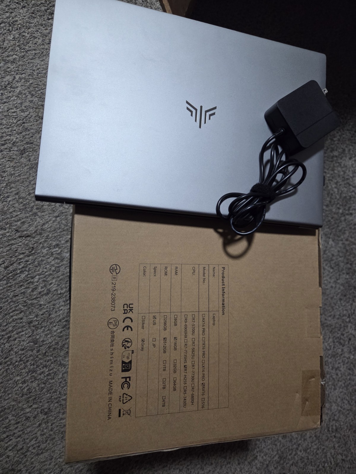 MALLRACE AX16 Pro Laptop AMD Ryzen 7 H255, 16GB RAM, 1TB SSD, 15.6″ FHD