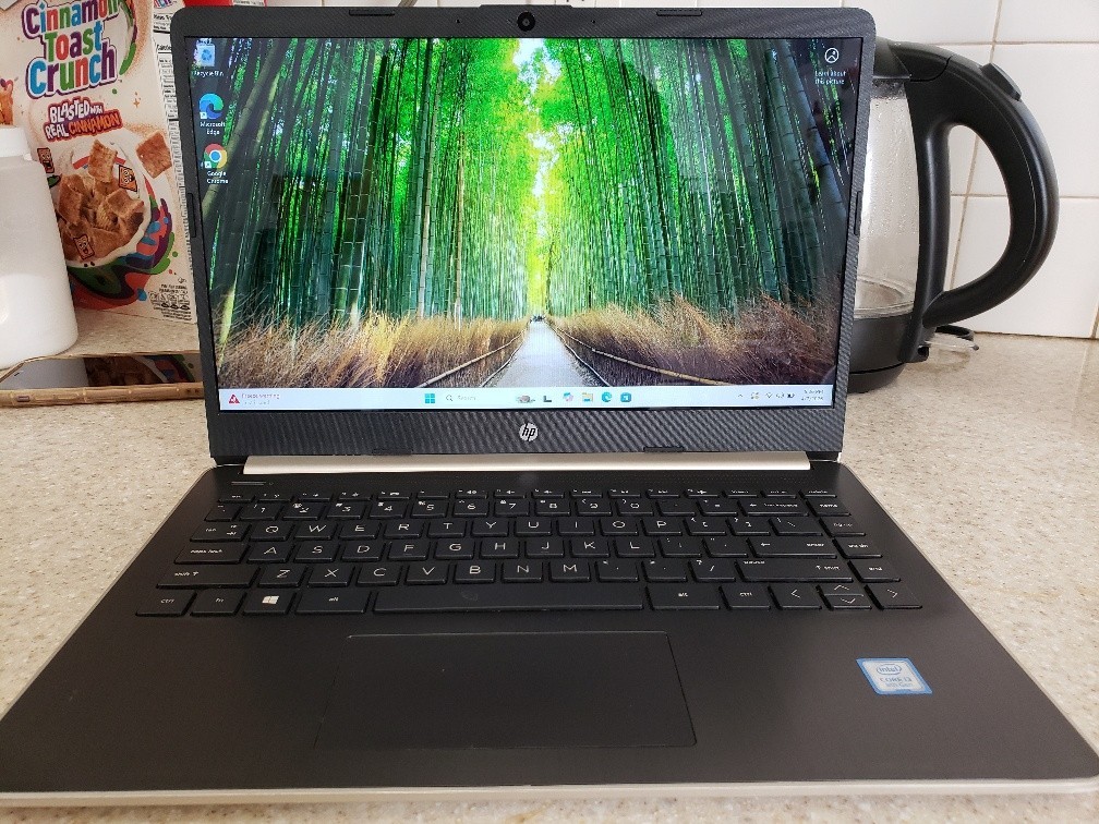HP 14-DQ0011DX INTEL CORE i3-8145U 2.10GHZ 256 GB SSD 8GB RAM WIN 11 TOUCHSCREEN