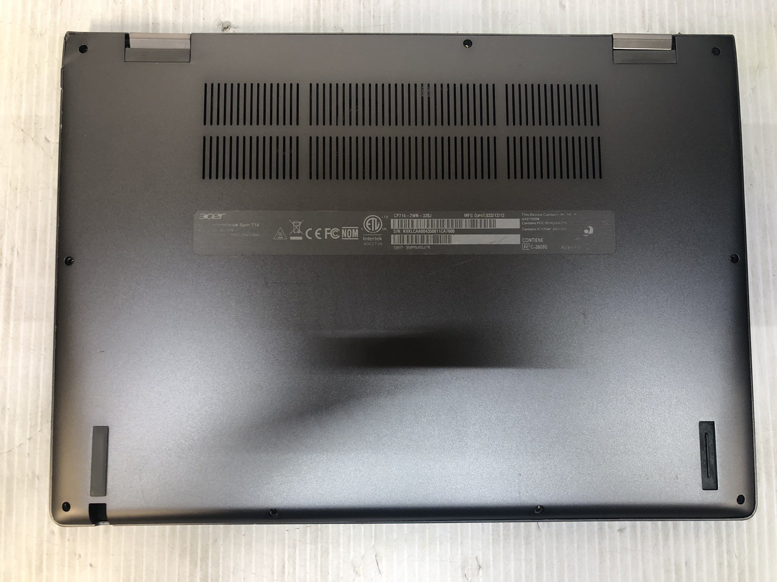 Acer Chromebook Spin 714 | i3-1315U | 8GB RAM | *KEY & MOTHERBOARD ONLY* WORKING