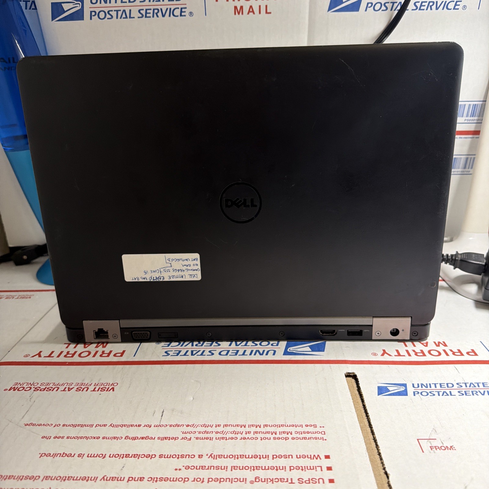 Dell Latitude E5470 Core i5 No Power Samsung 480GB SSD Missing RAM AS‑IS