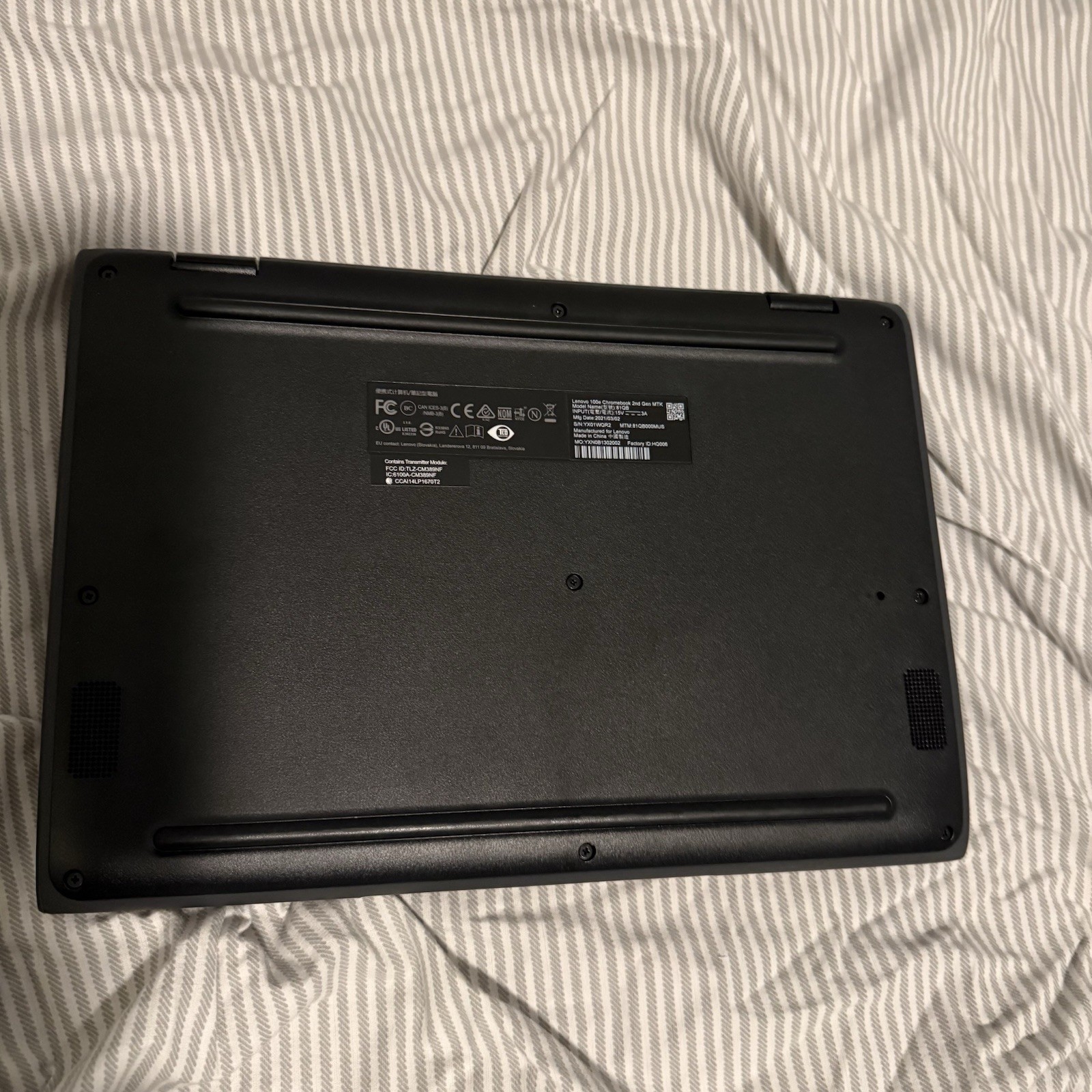 Lenovo 100e Chromebook 2nd Gen MTK 11.6″ MediaTek 4GB 32GB Black Chrome OS