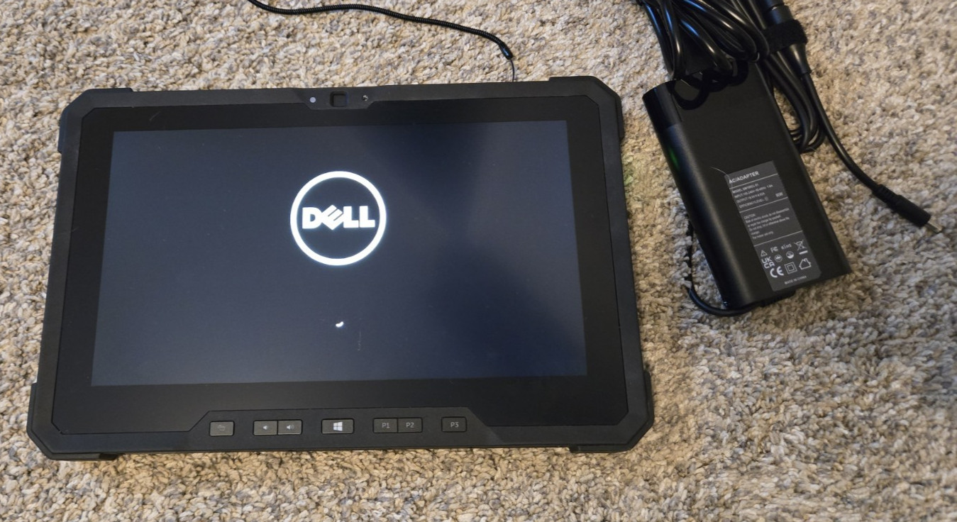 DELL Latitude 7212 Rugged Extreme Tablet i5-8350U 8GB RAM 256GB SSD Win 11PRO