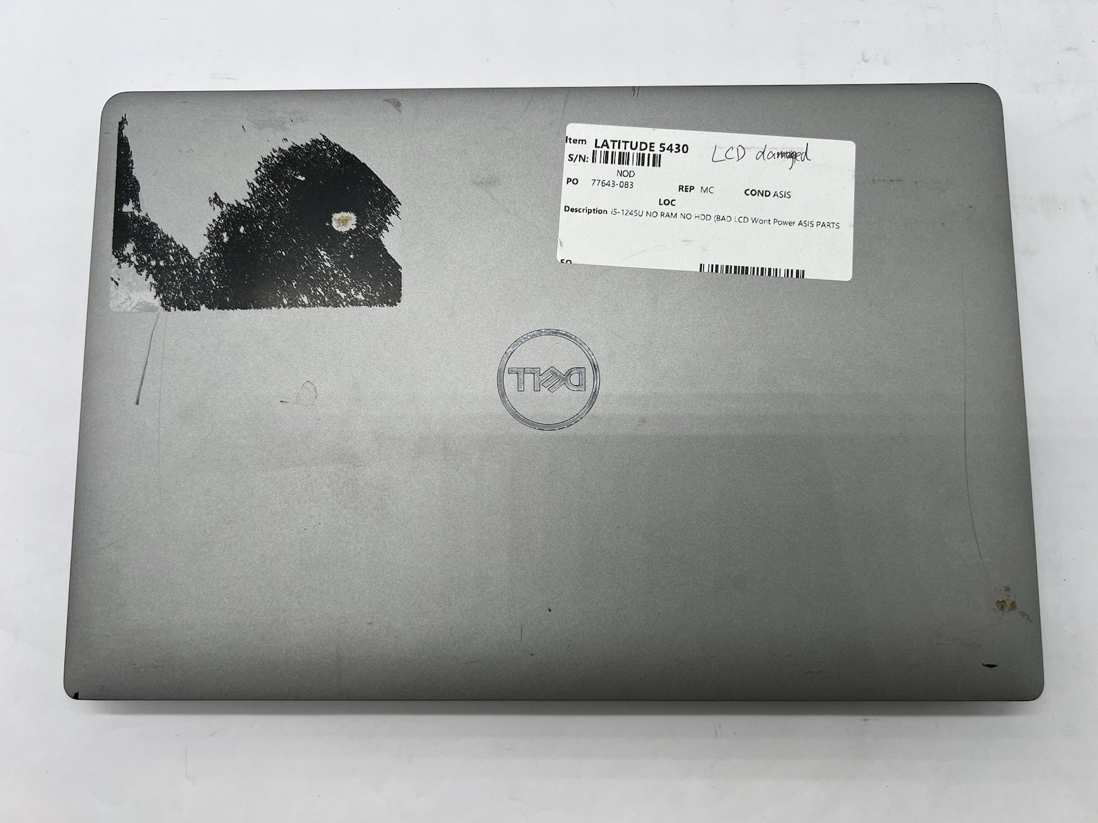 Dell Latitude 5430, i5-1245U, 3.9GHz, No RAM/HDD/OS/Charger-Part Only