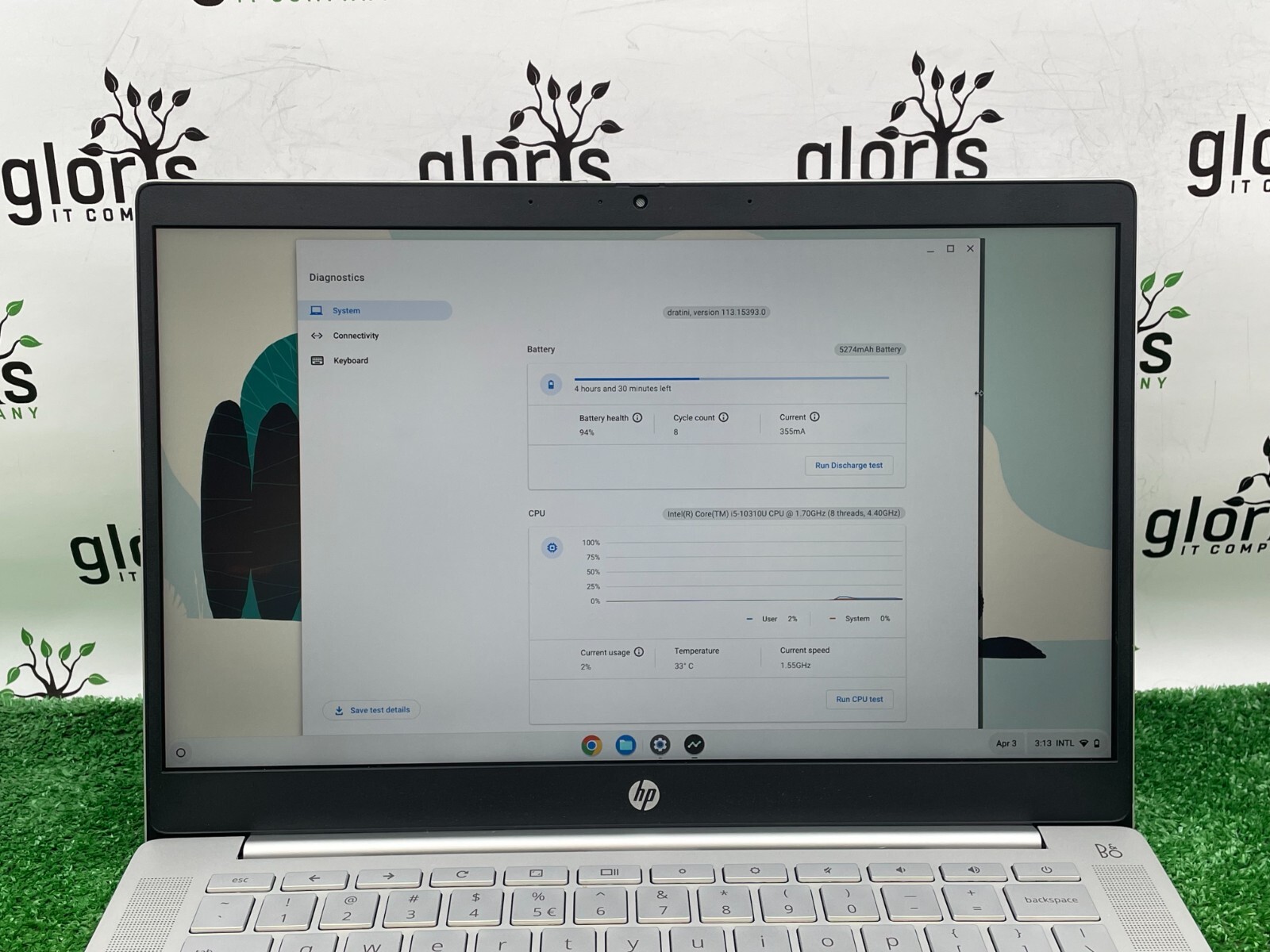 HP Pro c640 Chromebook Laptop Intel i5-10310U 1.70GHz / 8GB RAM / 64GB SSD