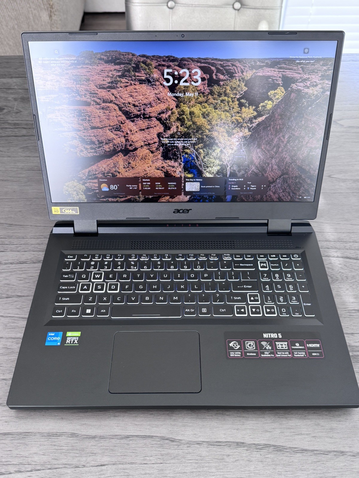 Acer Nitro 5 17.3 FHD 3.1 GHz i5-12500H 16GB 512GB SSD NVIDIA RTX 3050 Excellent