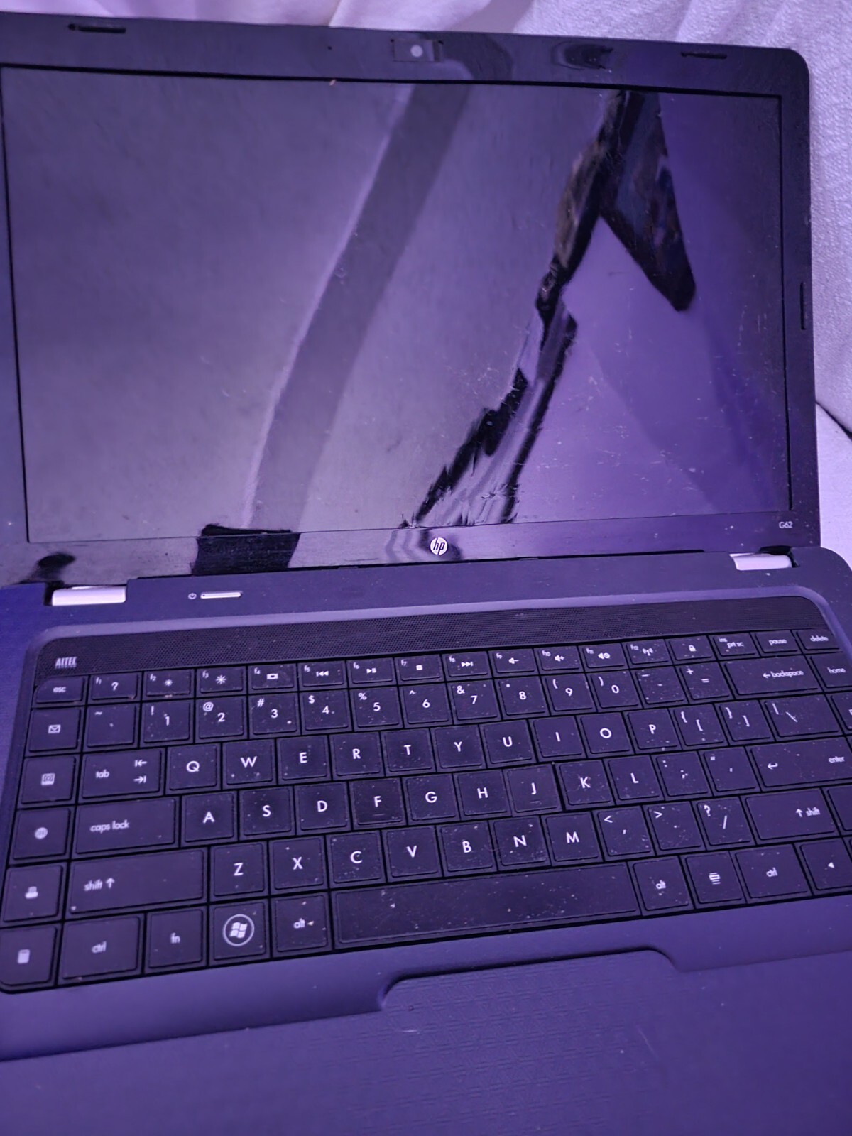 HP Laptop G62-346NR (For Parts Only)