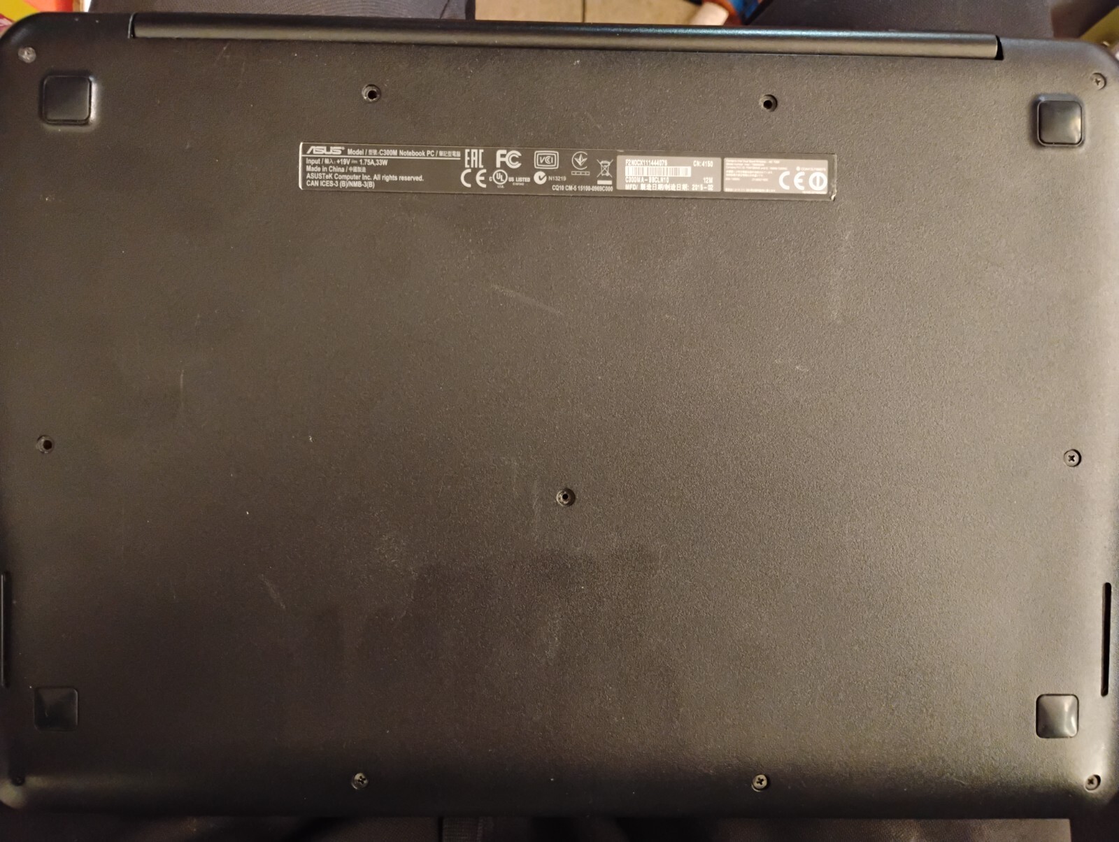 P/R Only – Read – Asus C300M Chromebook w/Linux Intel Celeron 2GB RAM 16GB eMMC