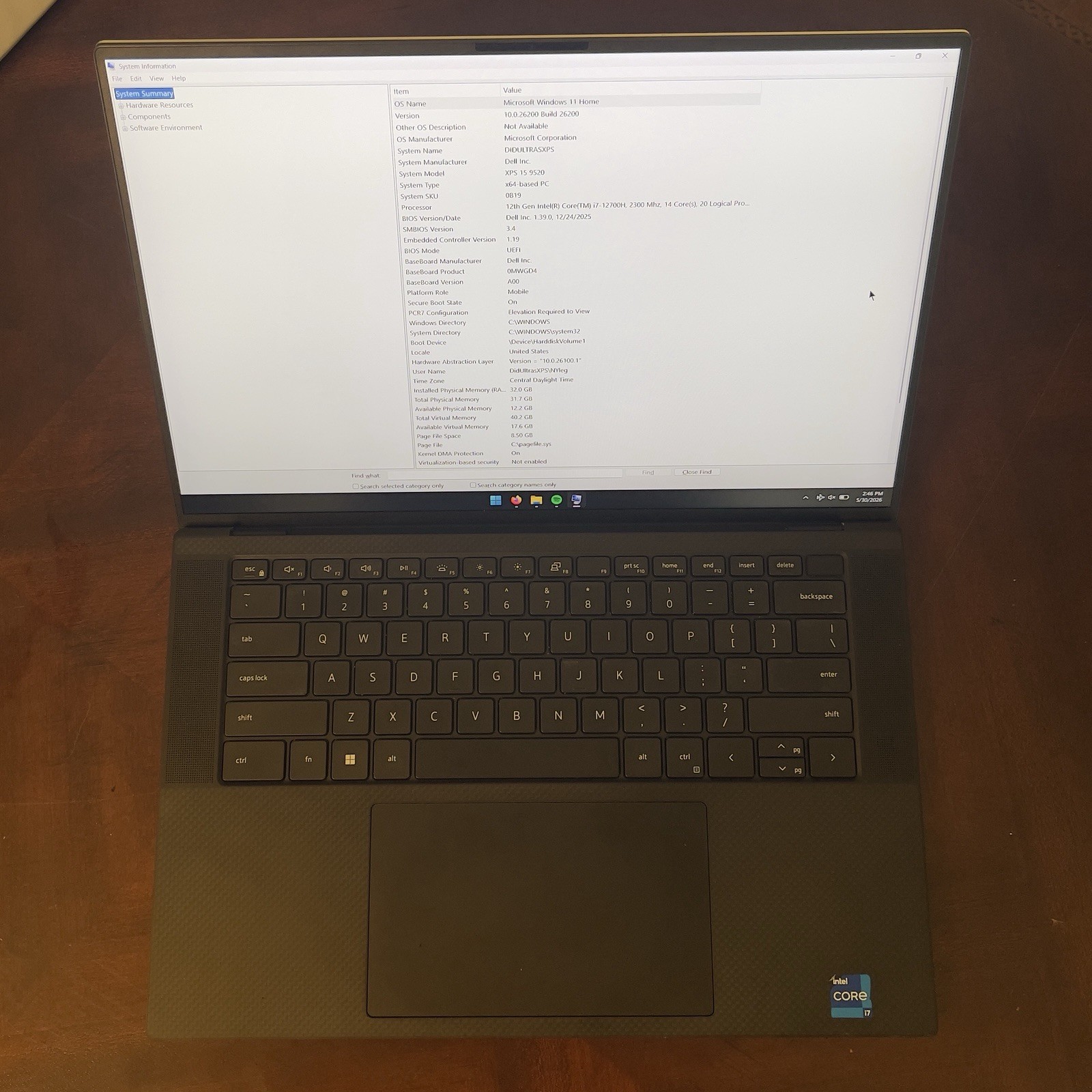 Dell XPS 15 9520