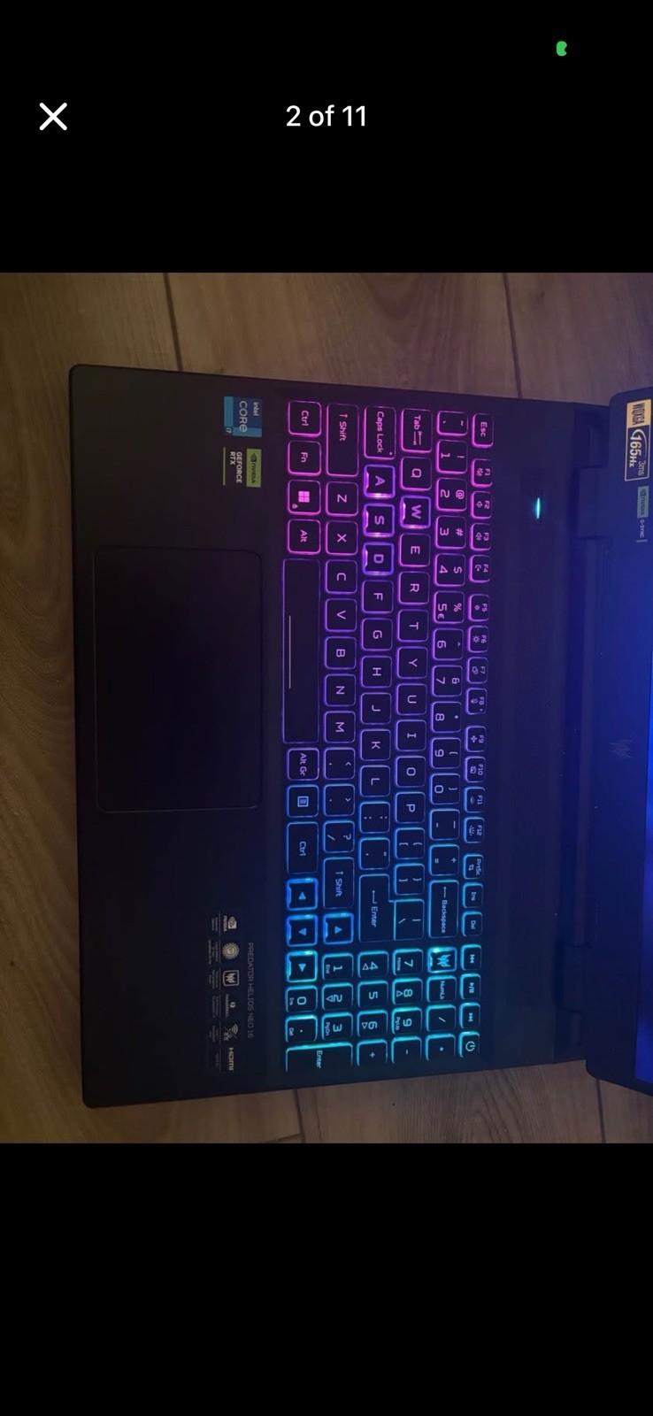Acer Predator Helios Neo 16 16″ Core i9 16GB 1TB SSD RTX 4070 Win11