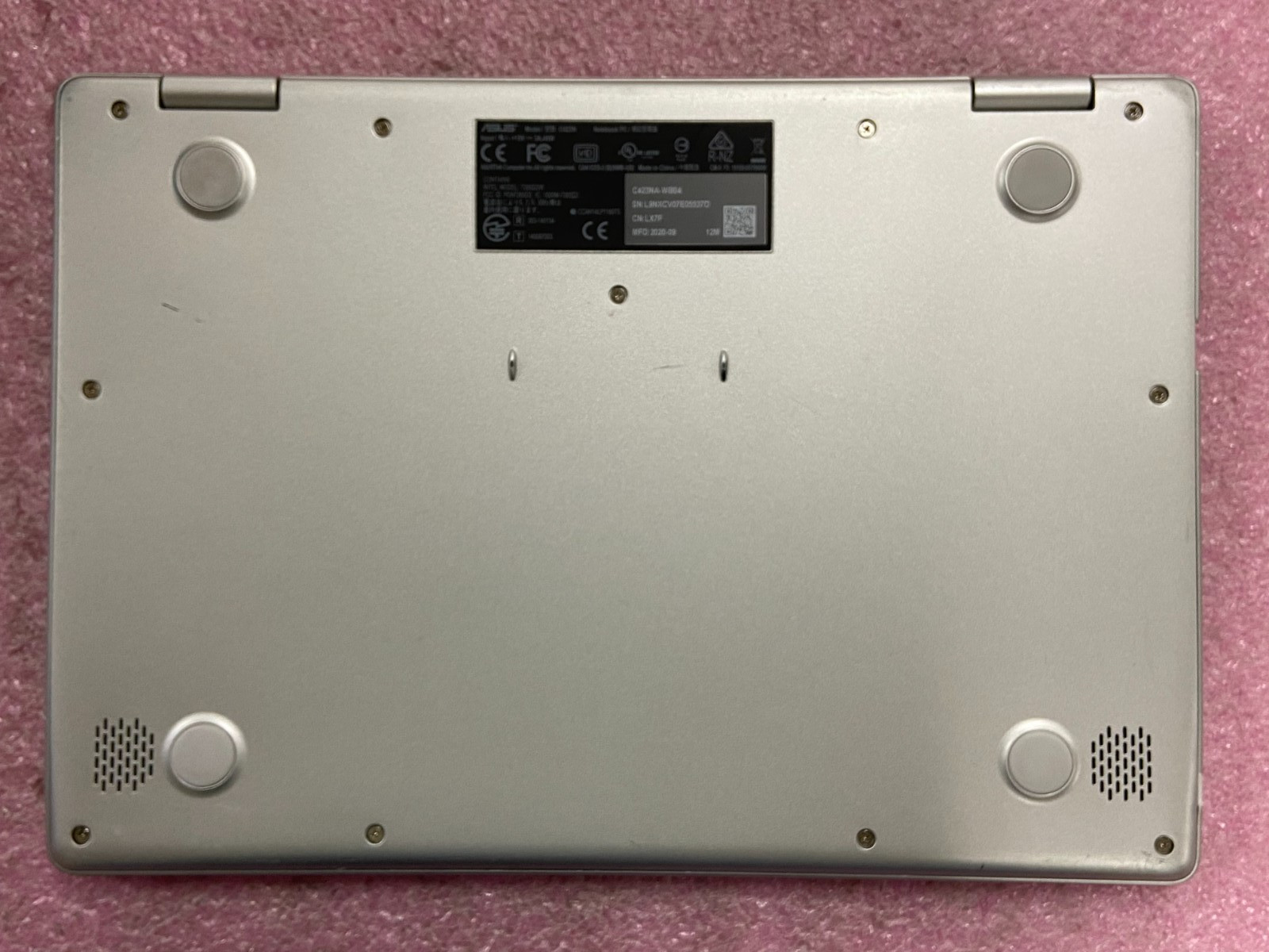 ASUS Chromebook C423NA-WB04 14″ Intel Celeron N3350@1.1GHz 4GB 64GB w/PA | LP452