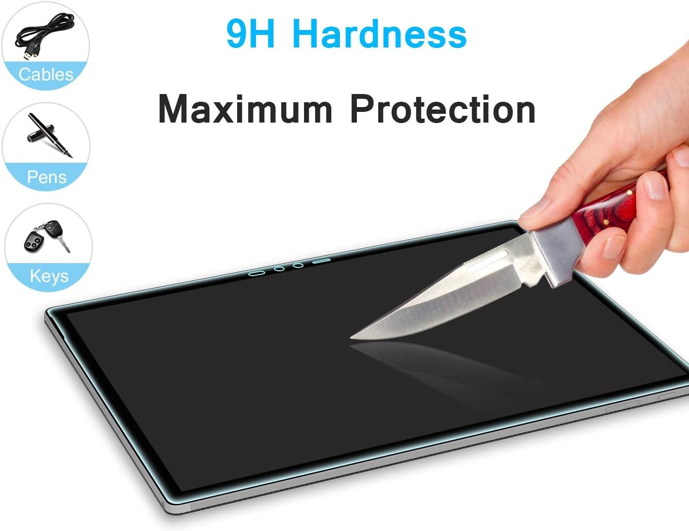 Microsoft Surface Book 2/1 Screen Protector 13.5 Inch, Anti Fingerprint, Tempere