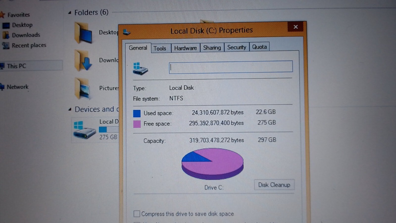 Dell Laptop E6420 Latitude 8GB RAM 300GB HDD 14in. Laptop #2341