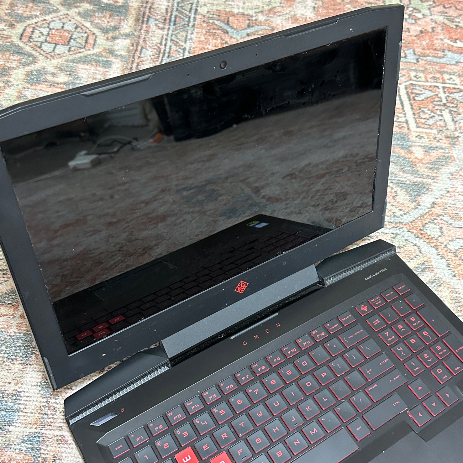 HP Omen 15-ce015dx Lab Top – No Hard Drive / Ram / Charger