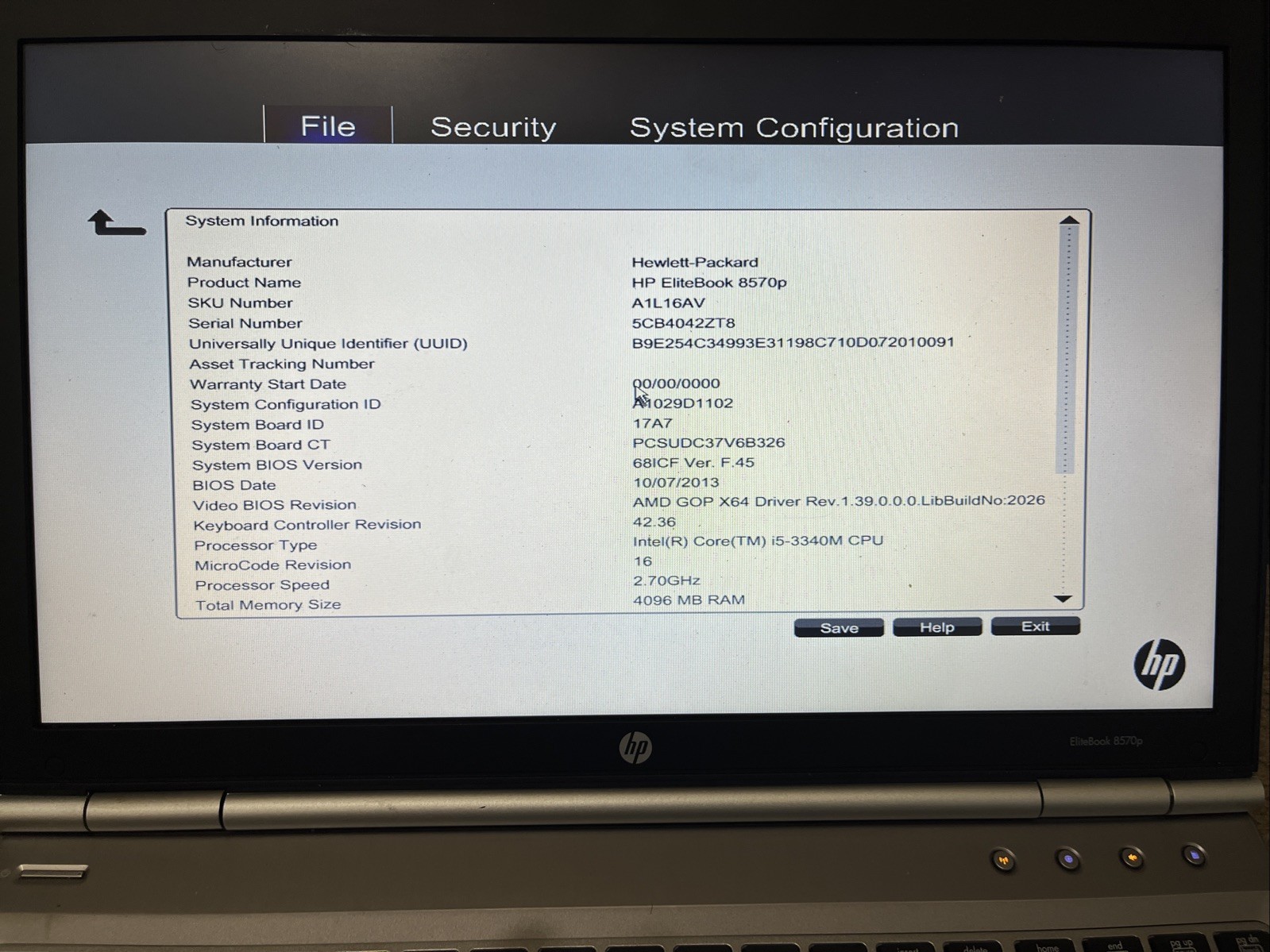 HP EliteBook 8570P Intel i5 2.5GHz – Read Description Before Buy