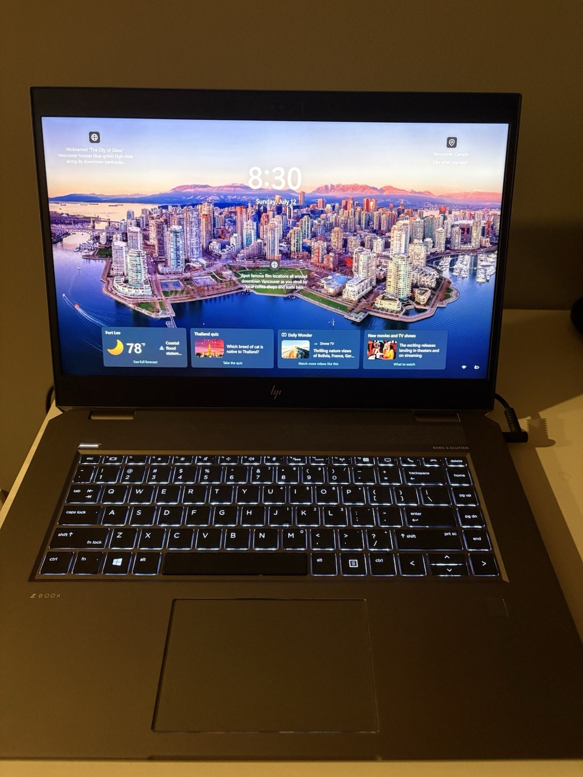 HP ZBook Studio G5 15″ Intel XEON E-2176M 32GB RAM 512GB Quadro P1000 4k Screen