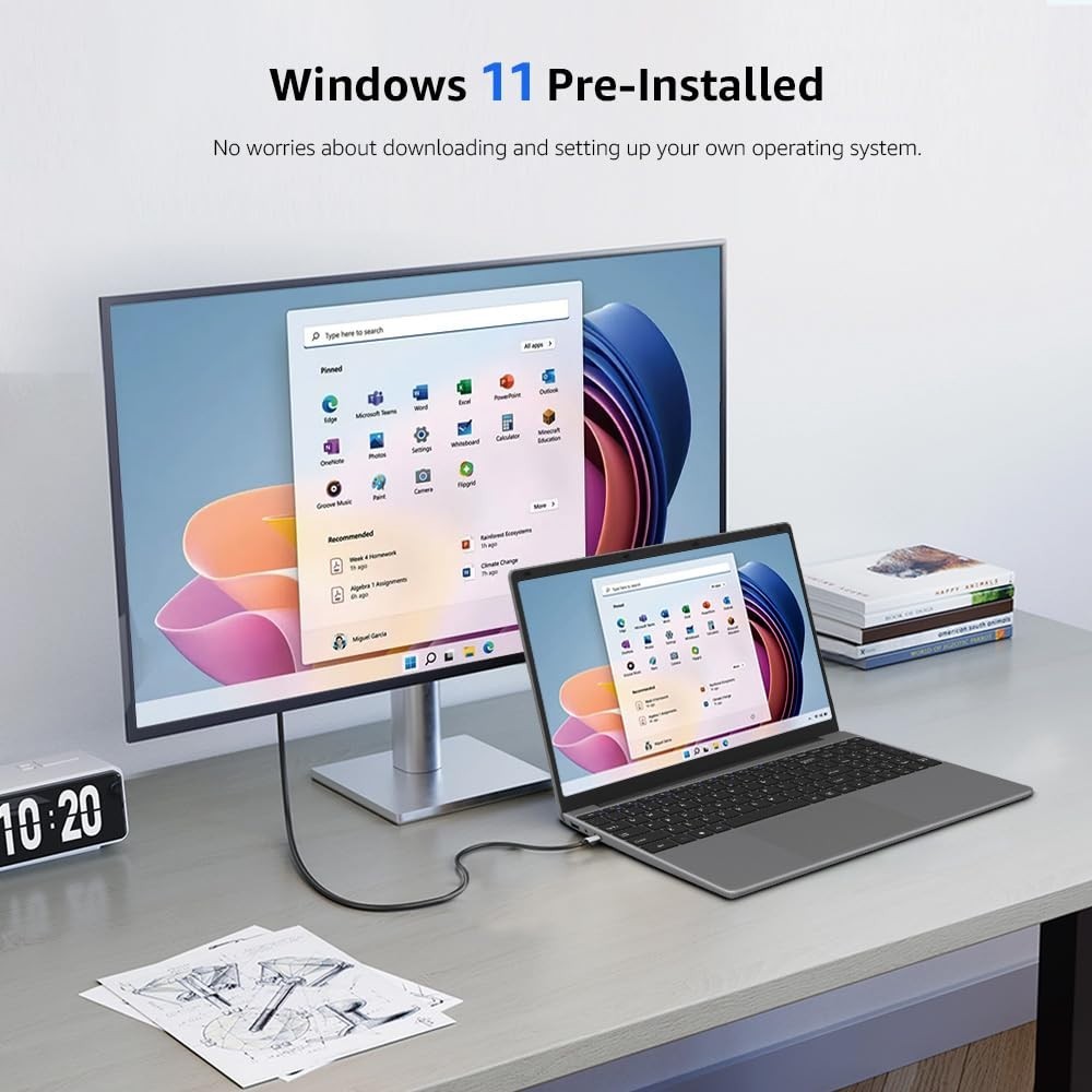 Maxsignage 15.6 Inch Laptop Intel N5095 12GB 512GB SSD, FHD, Win11, NJP156IP NEW