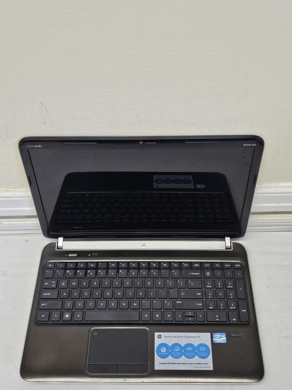 HP Pavilion dv6 Laptop – Intel i5-2450M – 2GB RAM – NO BATT – Parts/Repair READ