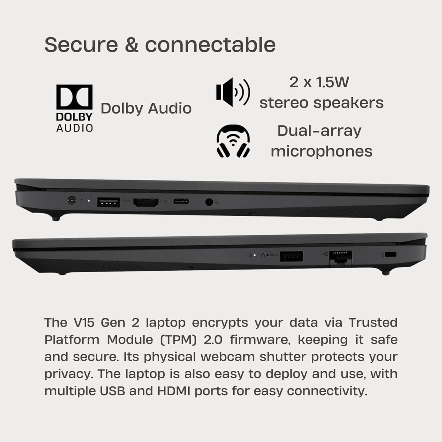 Lenovo Slim Laptop 15.6″ N4500 Up to 36GB RAM & 2TB SSD Win11 PRO+OFFICE Blue