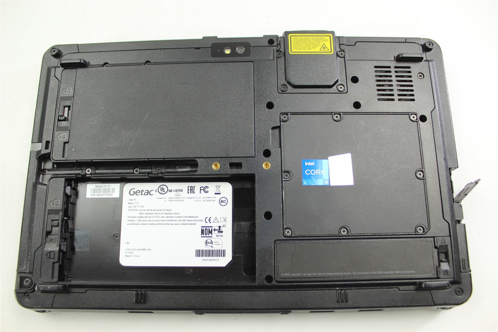 Getac F110 G6 Rugged Tablet 11.6″ i5-1135G7 2.4GHz 256GB SSD 8GB RAM NO OS