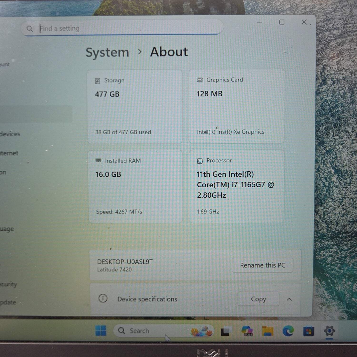 Dell Latitude 7420 14″ i7-1165G7 2.8GHz 16GB RAM 512GB SSD
