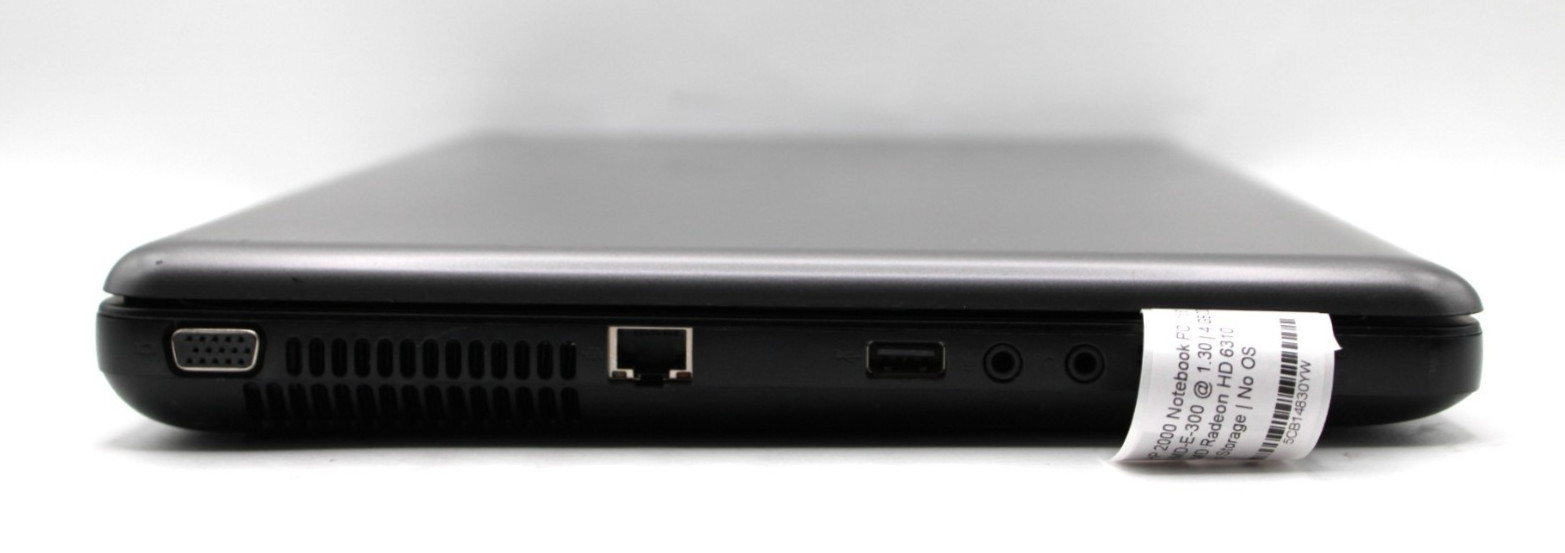 HP 2000 Notebook AMD-E-300@1.3GHz 4GB DDR3 NO STORAGE OR OS *USED/TESTED*