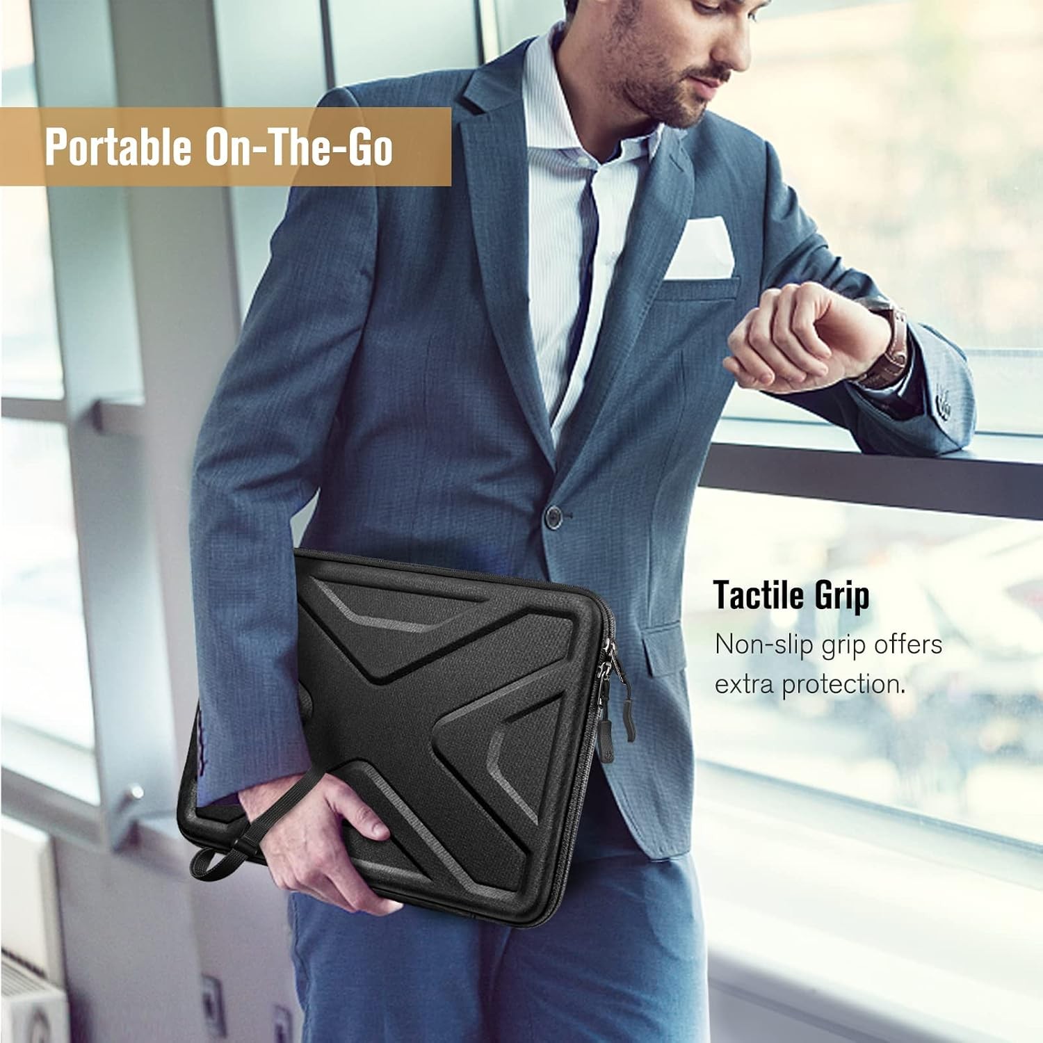 Sleeve for 13-14 inch Chromebook, Hard Shell, Computer Carrying Case