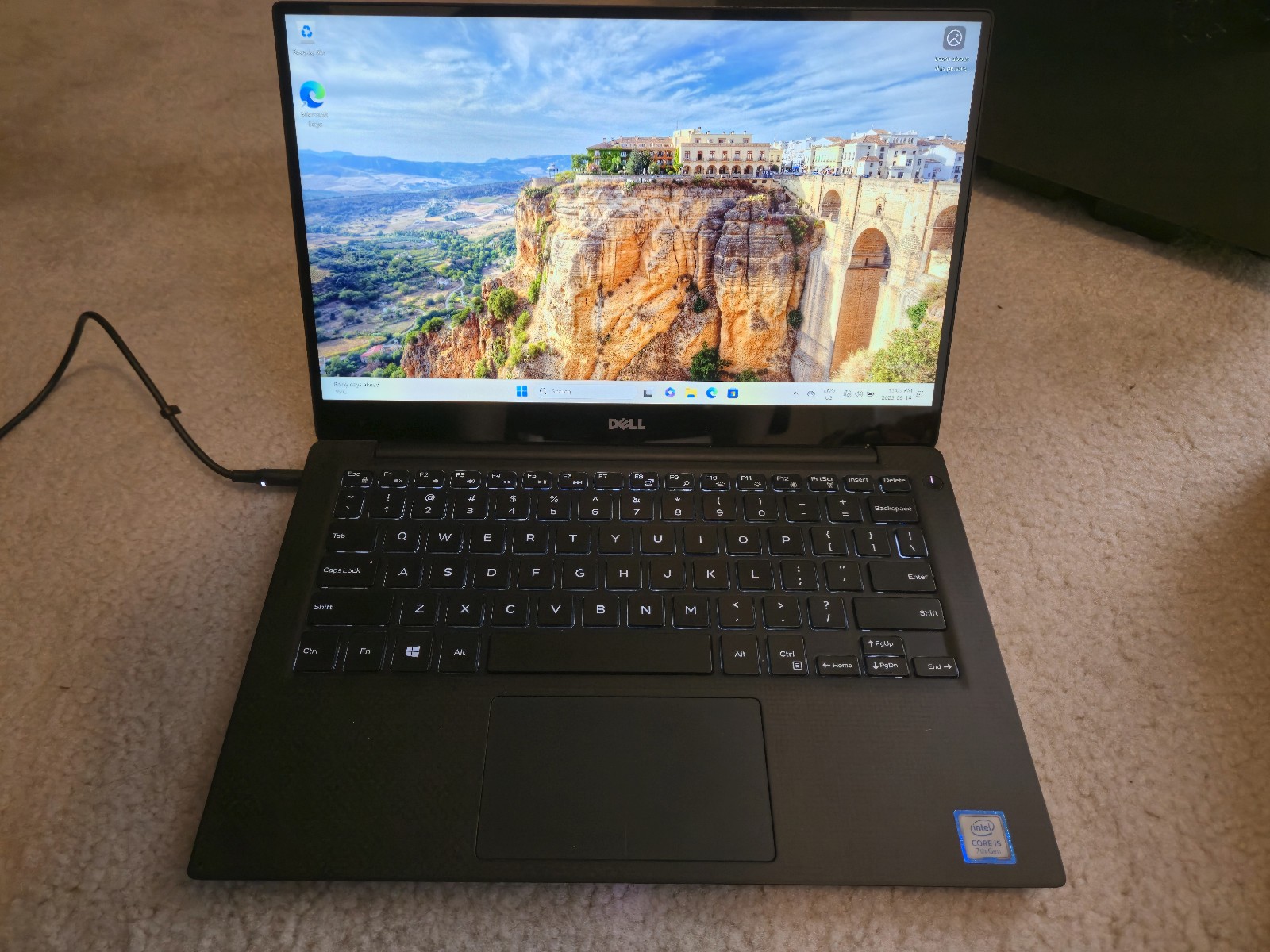 DELL XPS 13 9360 INTEL I7-7th Gen 8GB RAM 256GB SSD 13.3″ QHD+ Touch W11 BIOS