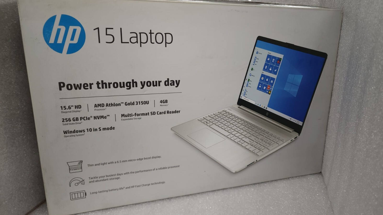 [Box Open] HP Laptop 15-ef1040nr , 8GB RAM 256GB SSD, 15.6” FHD, 3-cell, 41 Wh