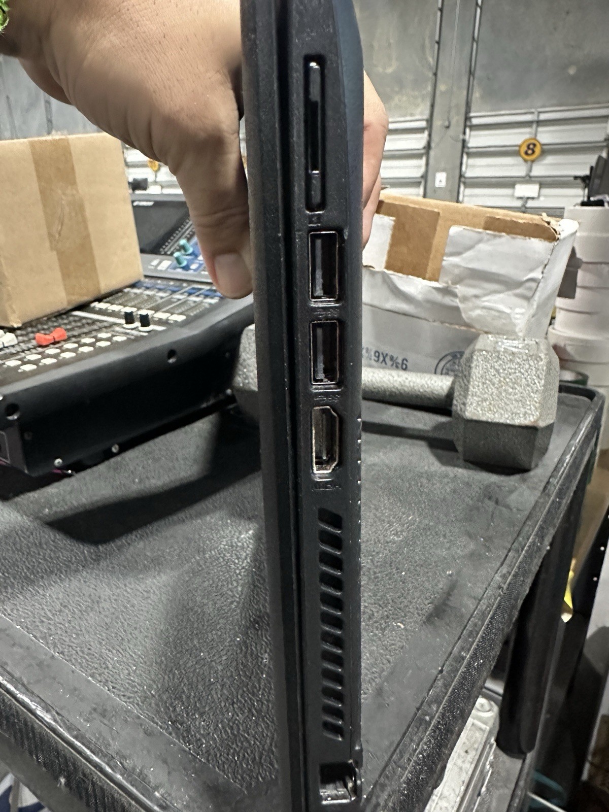 HP 15-f222wm 927 Touch Screen Laptop Turns On. Needs battery