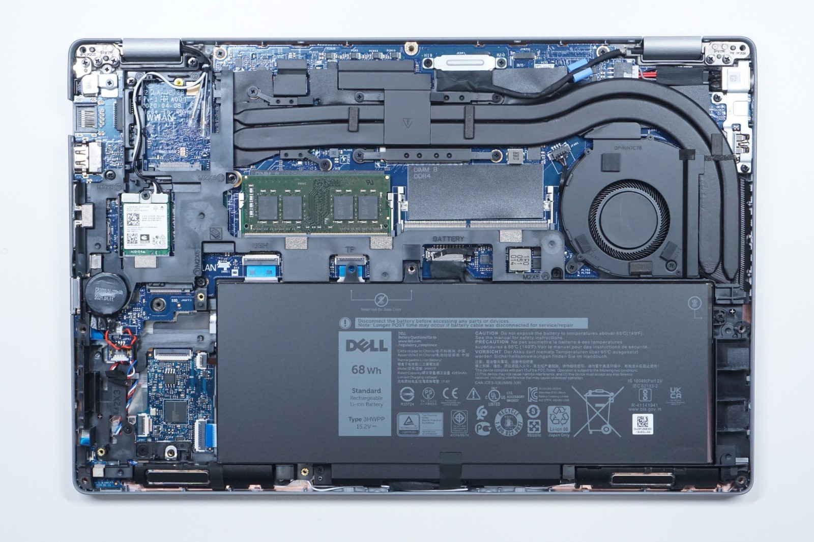 DELL LATITUDE 5411 |CORE I7-10850H | 16GB RAM | MX250| NO SSD/POWER ADAPTER
