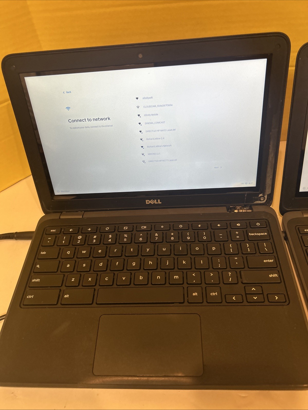2x Dell Chromebook 3180 Touch 11.6″ 4GB 16GB Grade B Screen Blemishes Works