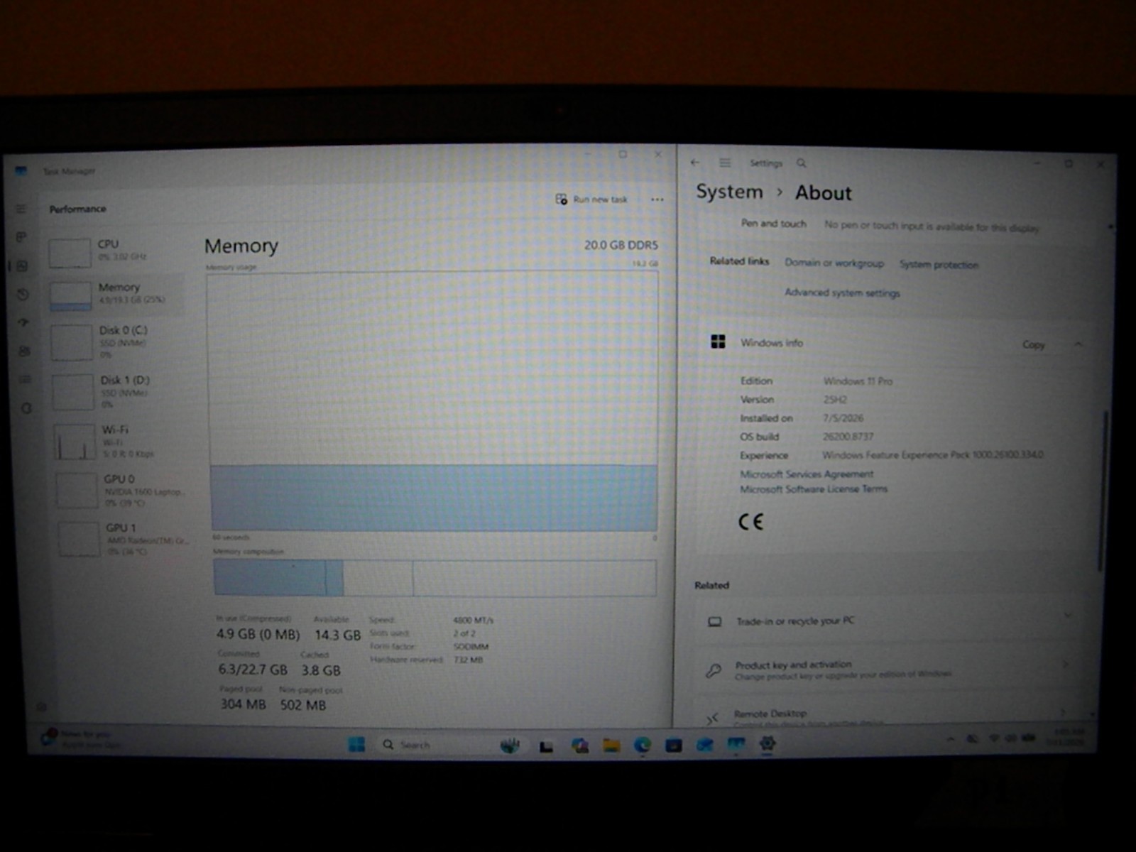 Lenovo ThinkPad P15v Gen 3 15.6″ 2TB SSD, AMD Ryzen 7 PRO 20GB