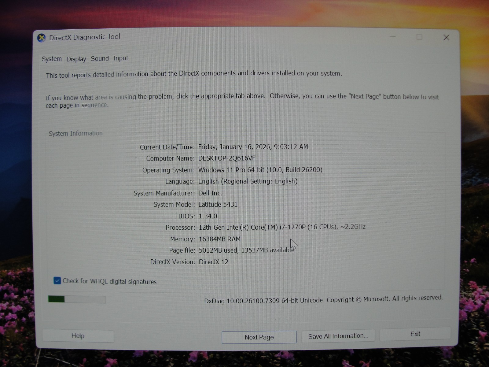 Dell Latitude 5431 14″FHD Intel i7-1270P 16GB RAM 2.2GHz 256GB SSD Win 11 Pro