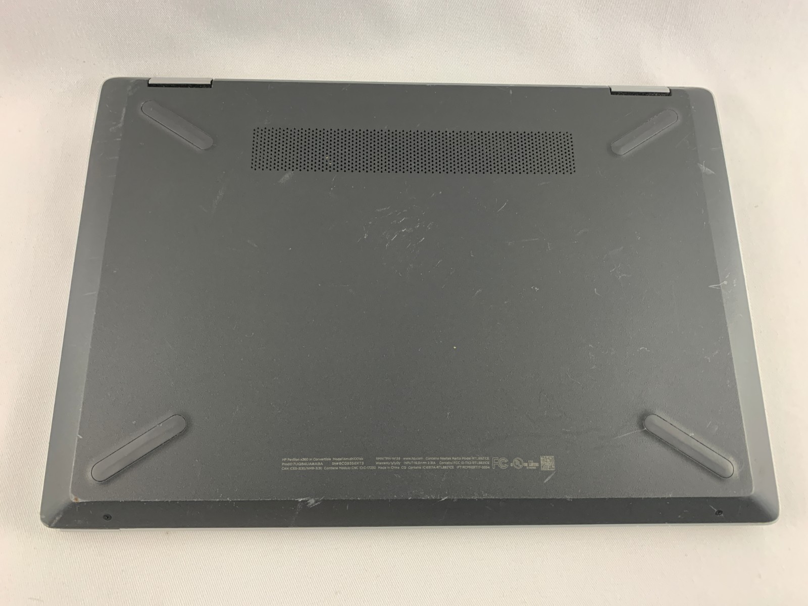 HP 14m-dh1001dx, Intel Core i3-10110U 2.1GHz For Parts/ Repairs, Cracked Screen