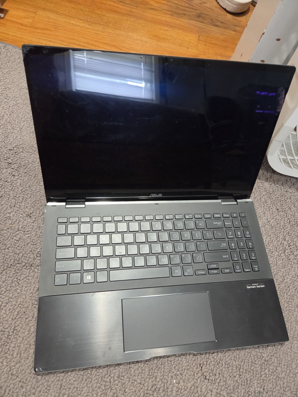 ASUS ZenBook 15 15.6in FHD i7 16GB 512GB SSD GTX 1650 Ti Windows FOR PARTS