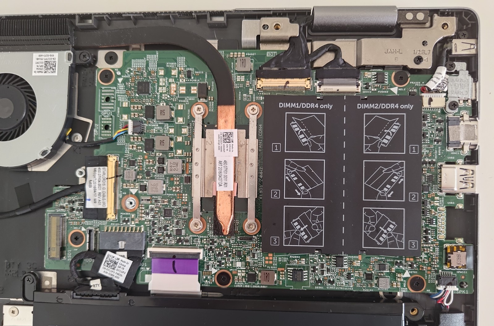PARTS Dell Inspiron 15 7000 No SSD 8GB RAM Battery Power Adapter